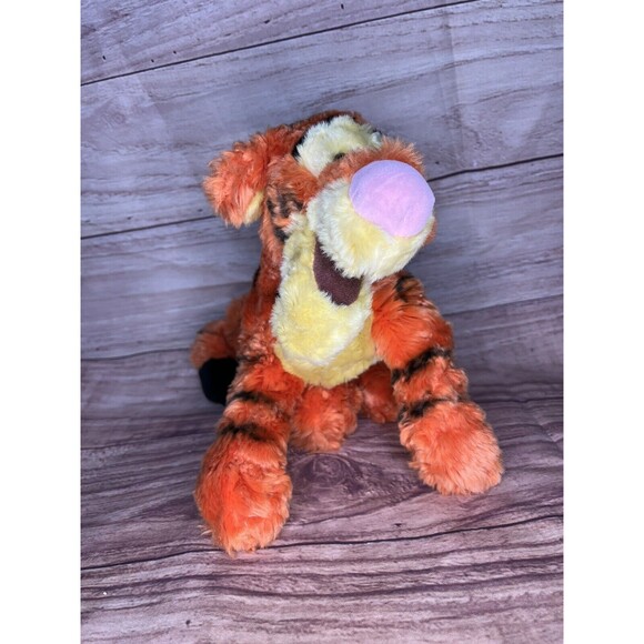 Vtg DISNEY STORE Fluffy Shaggy TIGGER PLUSH Winnie The Pooh Stuffed Animal TOY - Picture 3 of 9